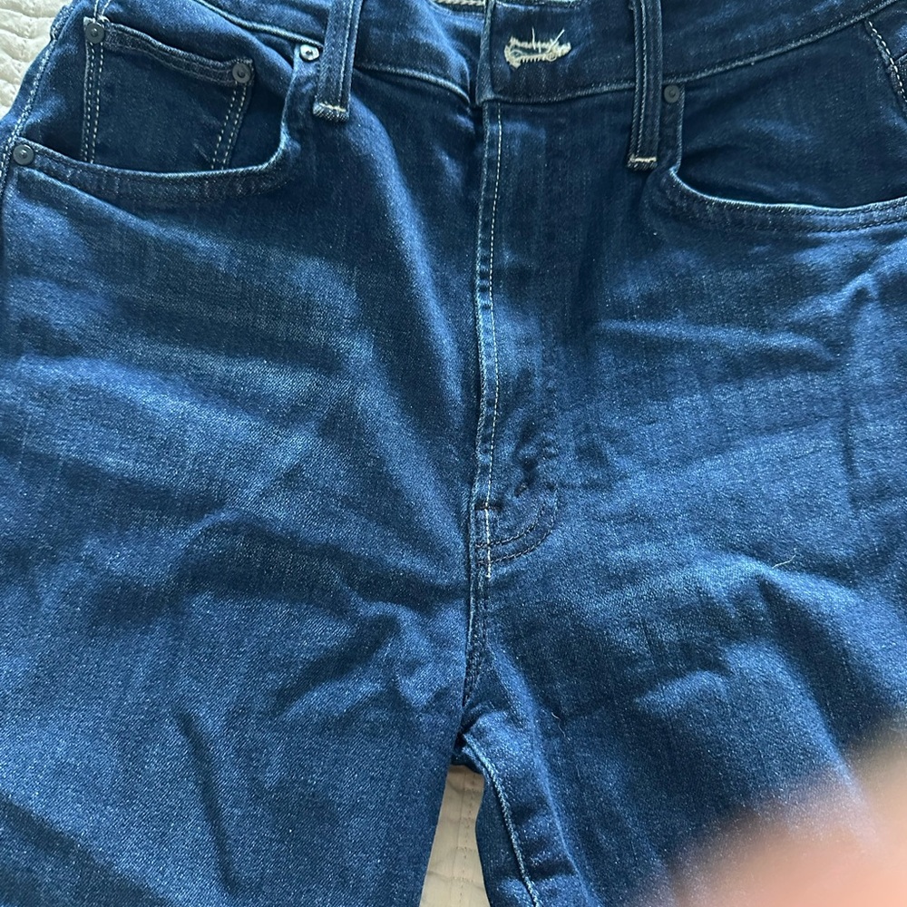 MOTHER The Rambler Zip Ankle Jeans